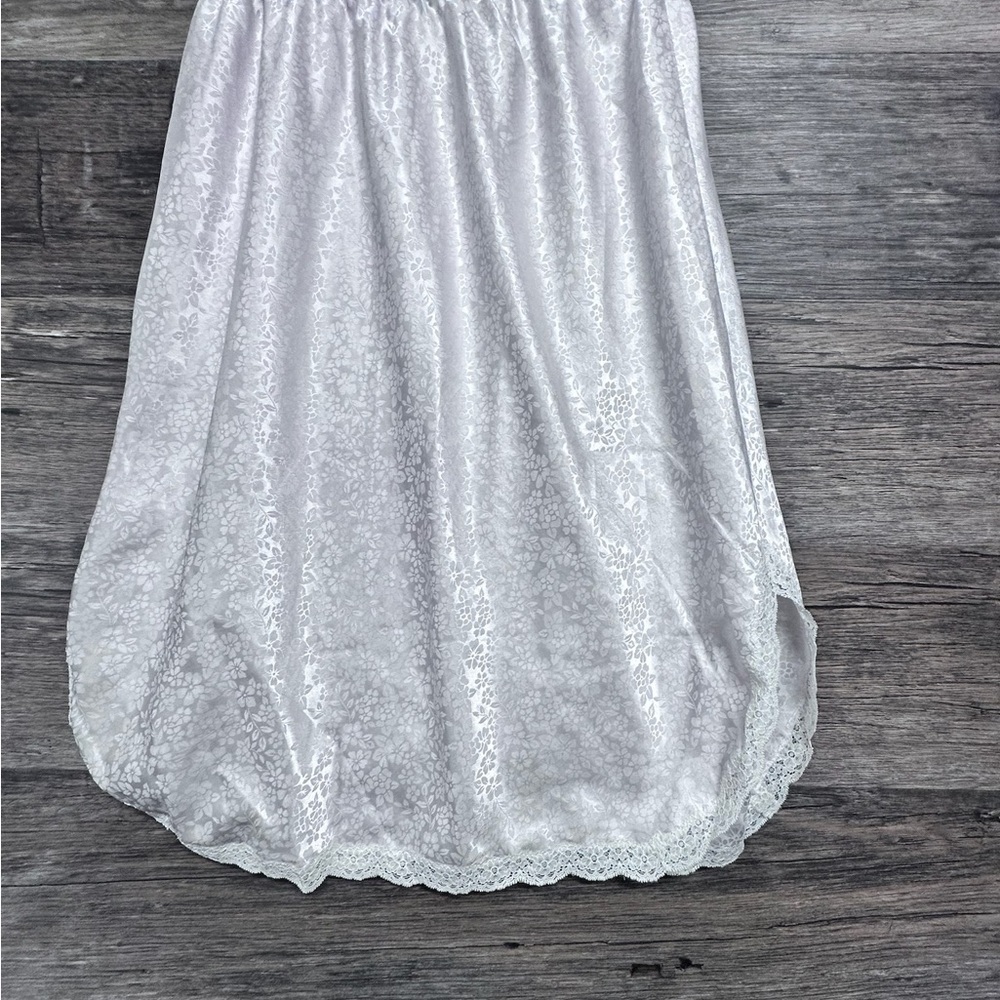 Sara Beth Elegant White Lace Slip Chemise